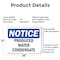 Signmission Produced Water Condensate, 18 in W x Rectangle, Aluminum OS-2PACK-NS-A-1218-L-17883 - alternate 6